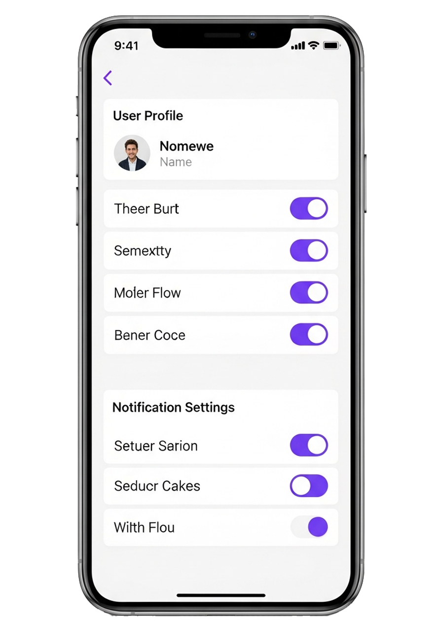 JPHui mobile app dashboard